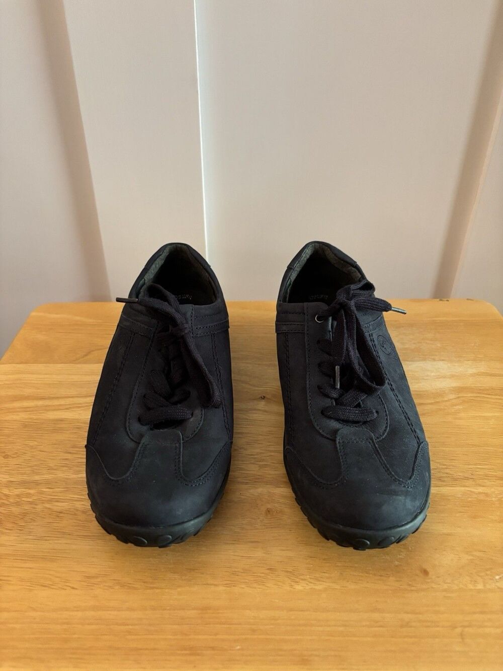 Gabor Rollingsoft Women’s Navy Nubuck Walking Shoes Sneakers Size 5.5 Comfort
